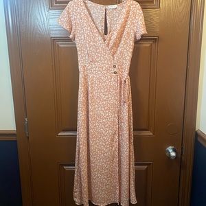 Sienna Sky Pink dress with white flowers